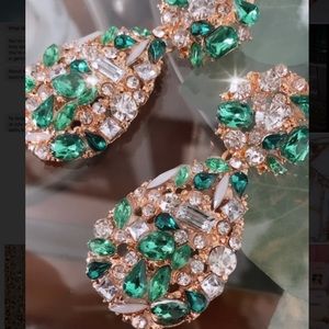COPY - Emerald green earrings
